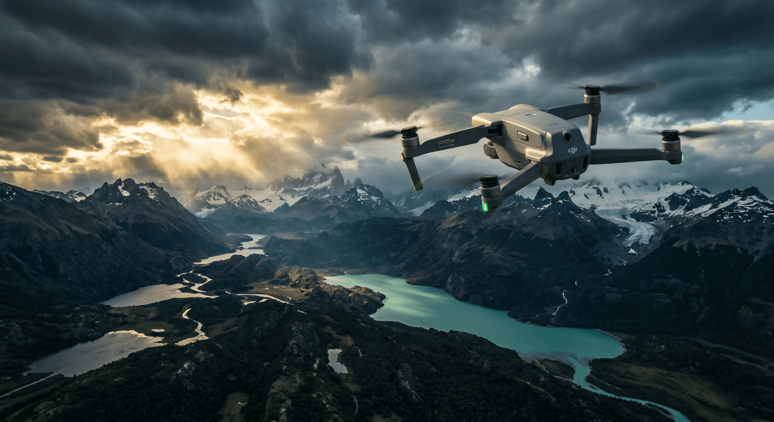 Drone DJI Air 2S de Cerbero Labs en operación